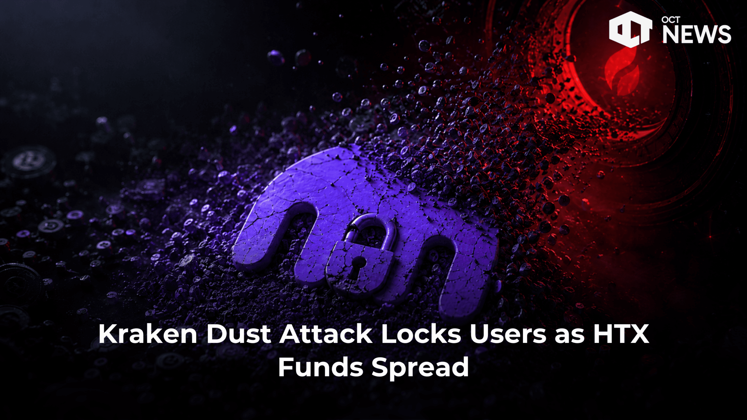 Kraken Dust Attack Locks Users as HTX Funds Spread