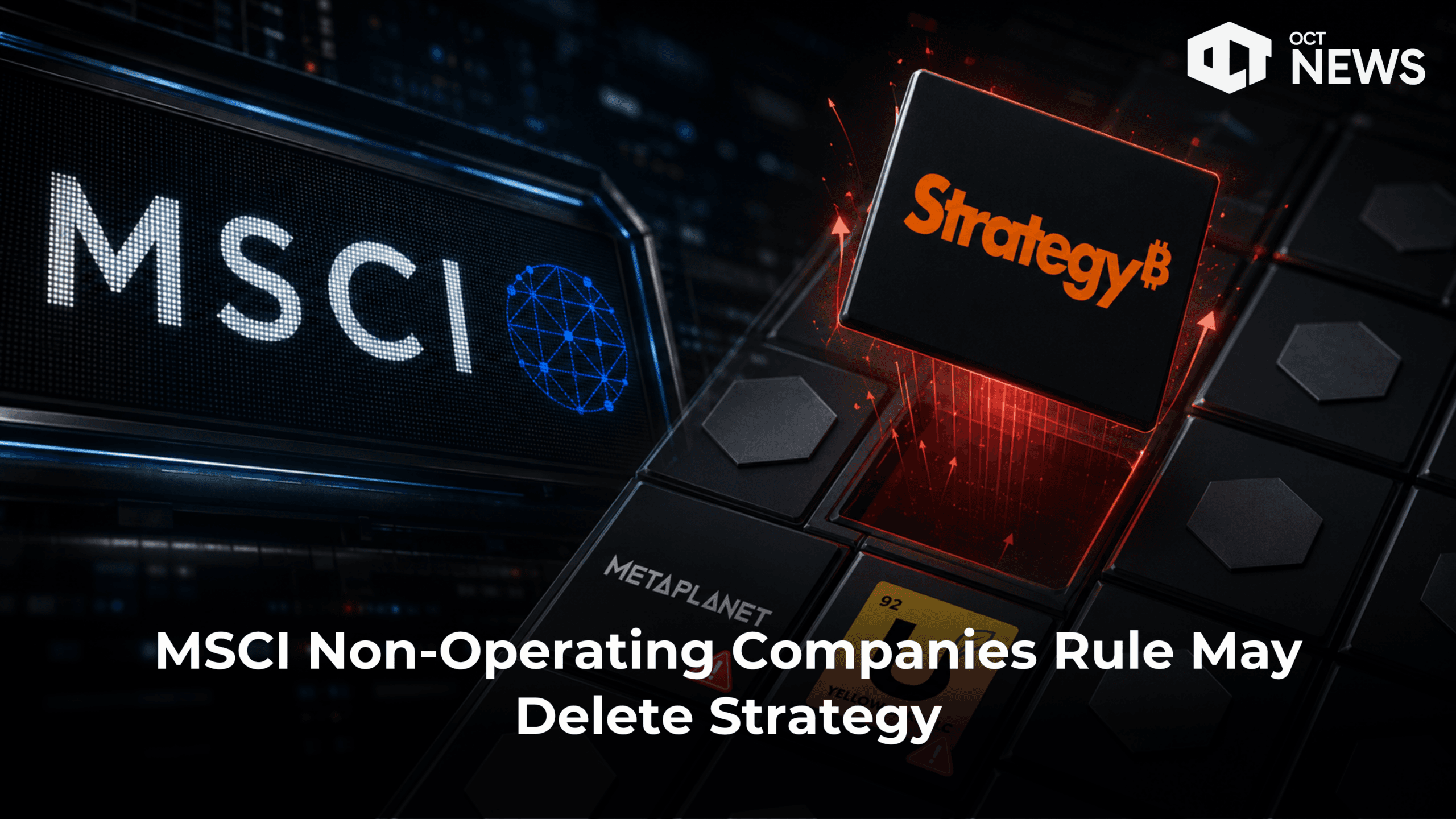 MSCI Non-Operating Companies Rule May Delete Strategy