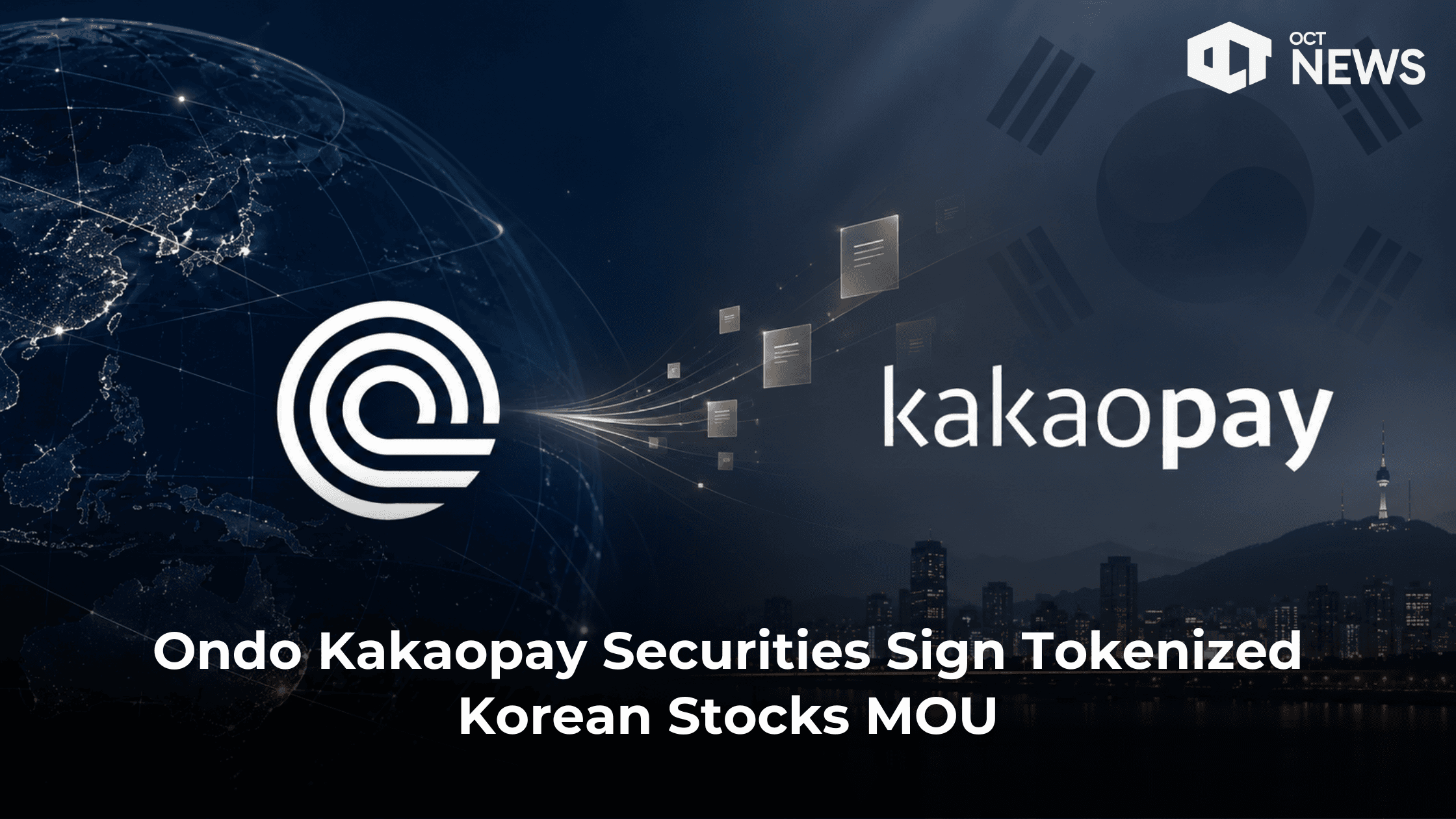 Ondo Kakaopay Securities Sign Tokenized Korean Stocks MOU