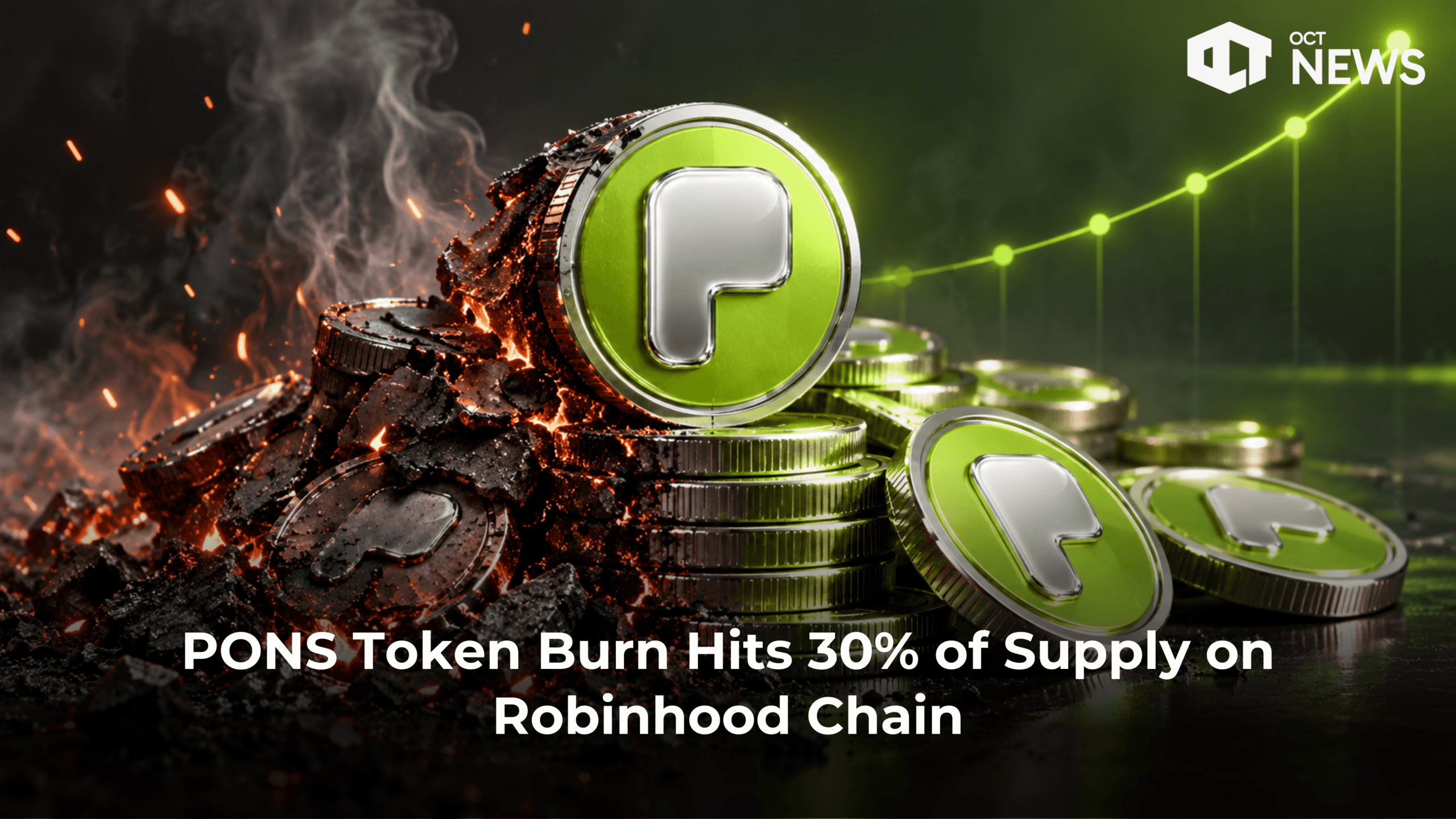 PONS Token Burn Hits 30% of Supply on Robinhood Chain