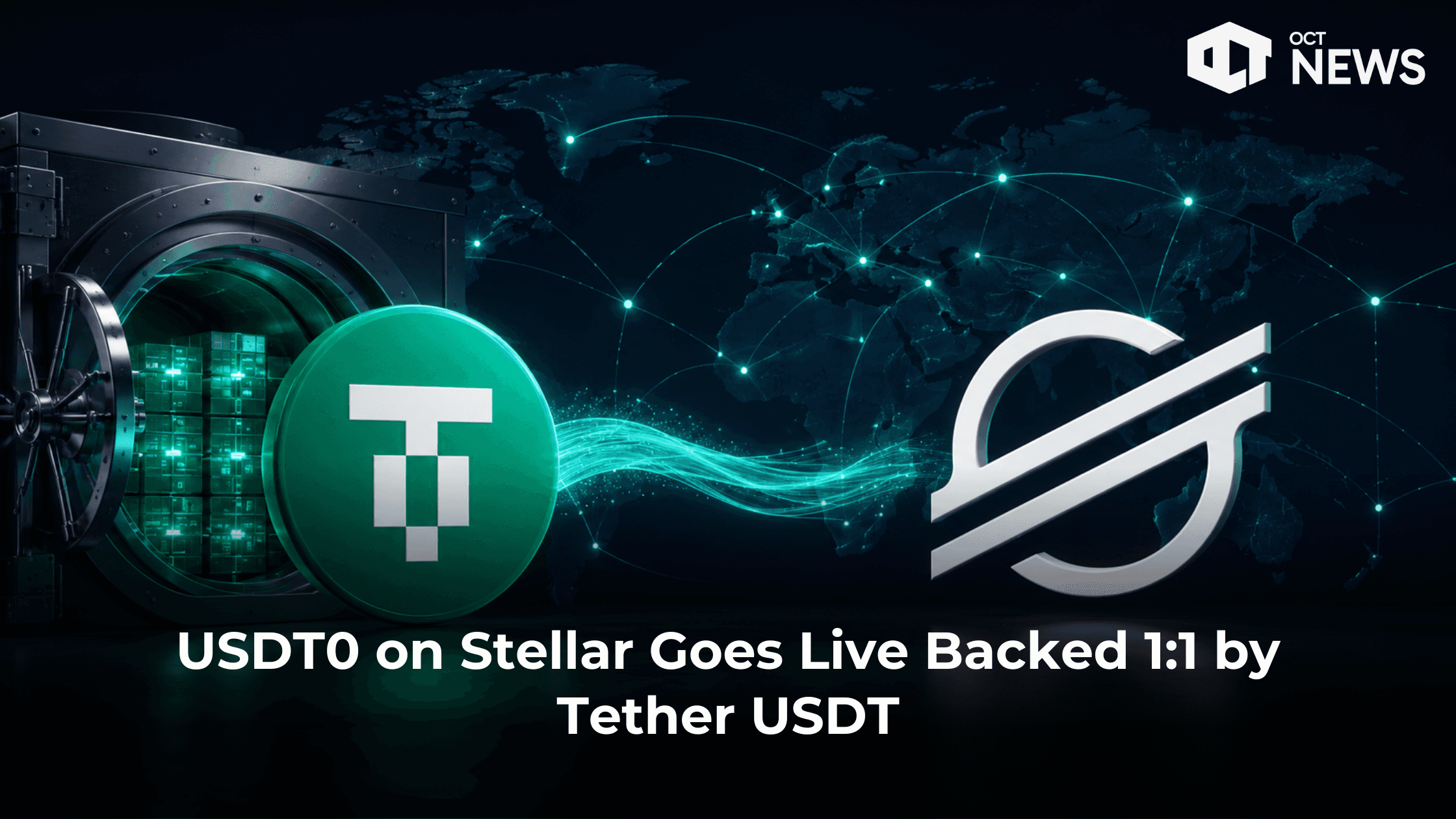 USDT0 on Stellar Goes Live Backed 1:1 by Tether USDT