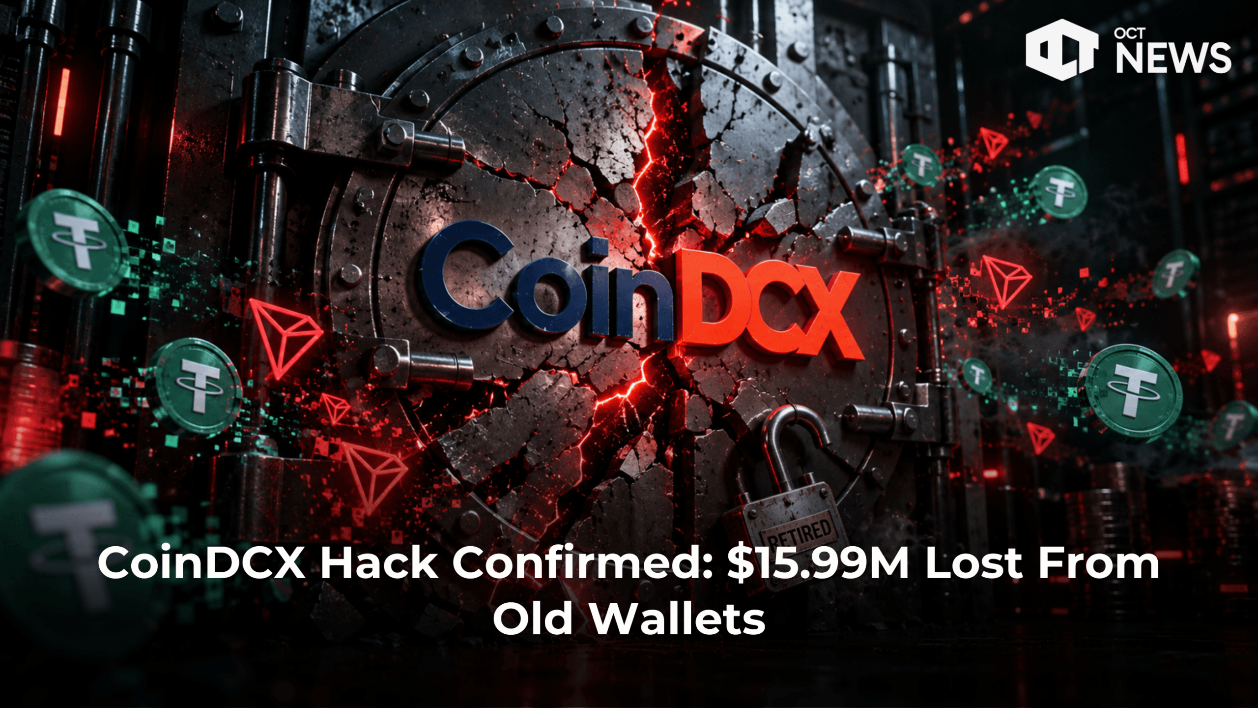 CoinDCX Hack Confirmed: $15.99M Lost From Old Wallets
