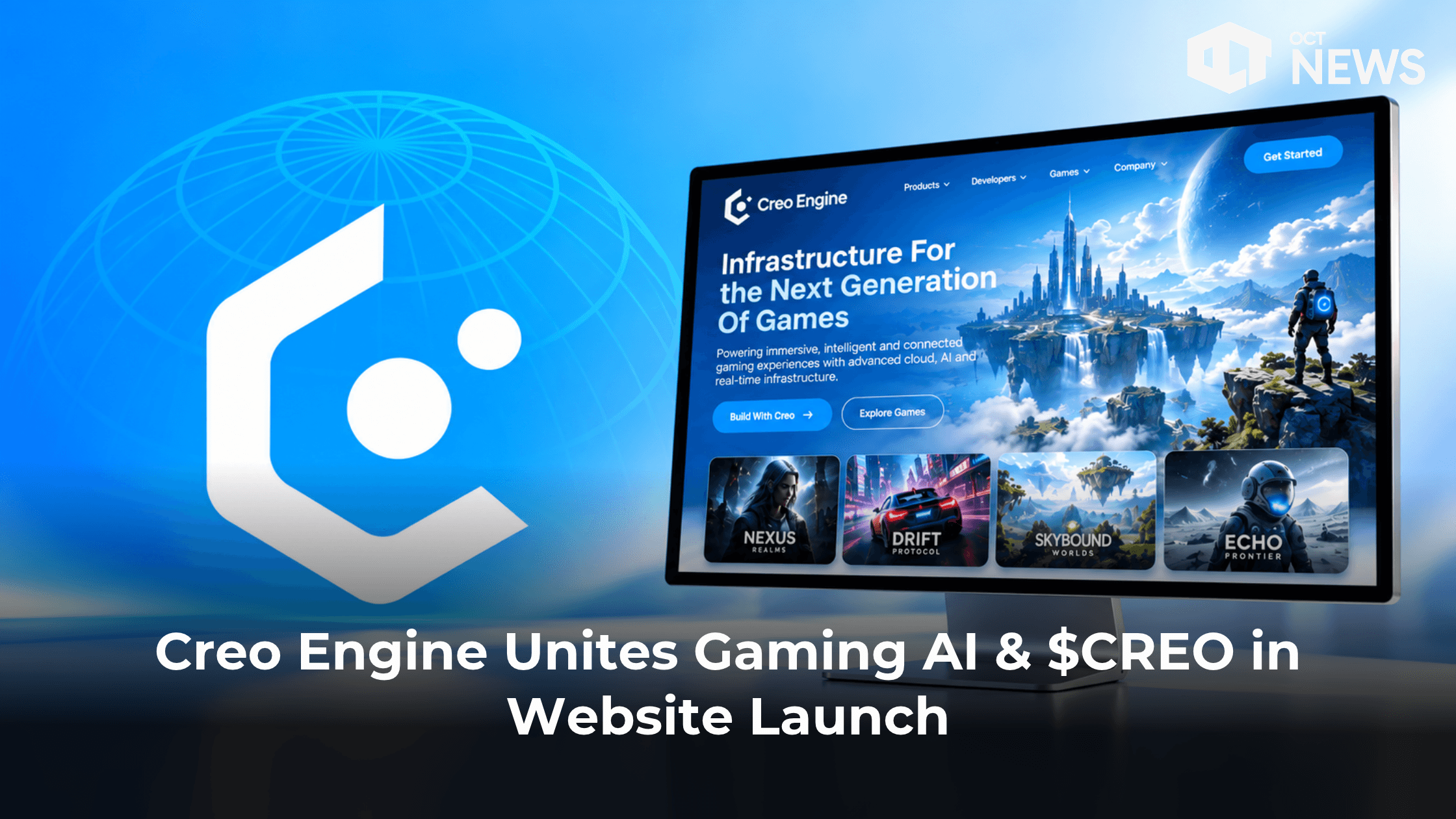Creo Engine Unites Gaming AI & $CREO in Website Launch