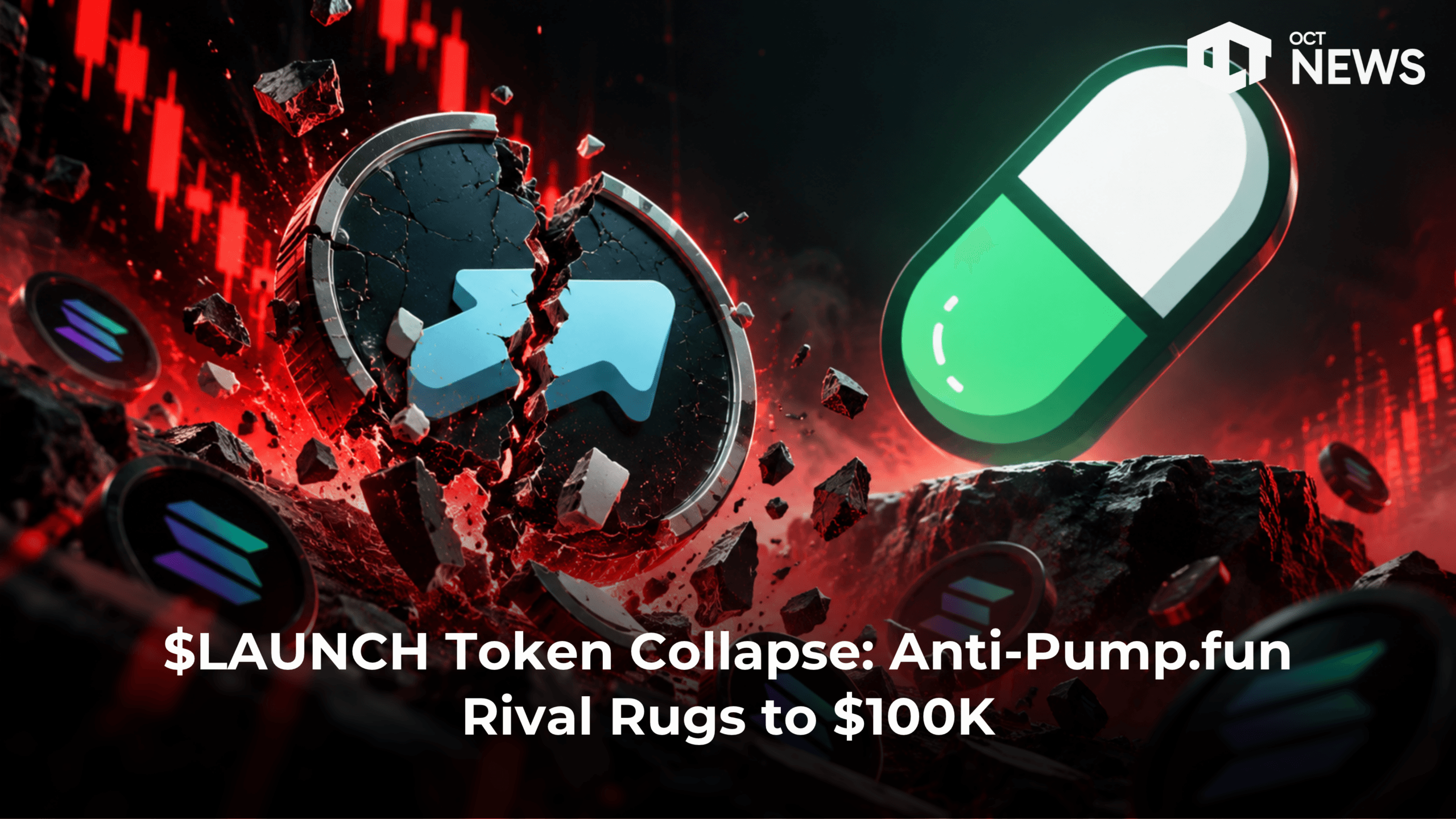 $LAUNCH Token Collapse: Anti-Pump.fun Rival Rugs to $100K