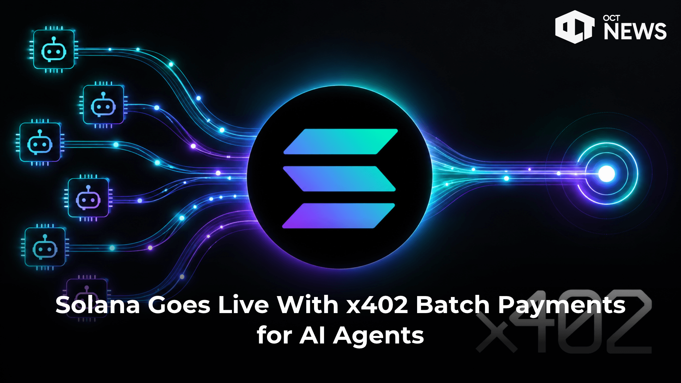 Solana Goes Live With x402 Batch Payments for AI Agents