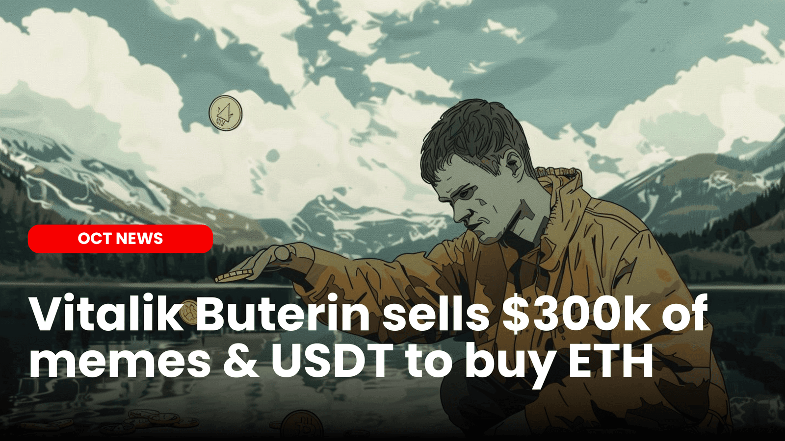 Vitalik Buterin sells $300k of memes & USDT to buy ETH