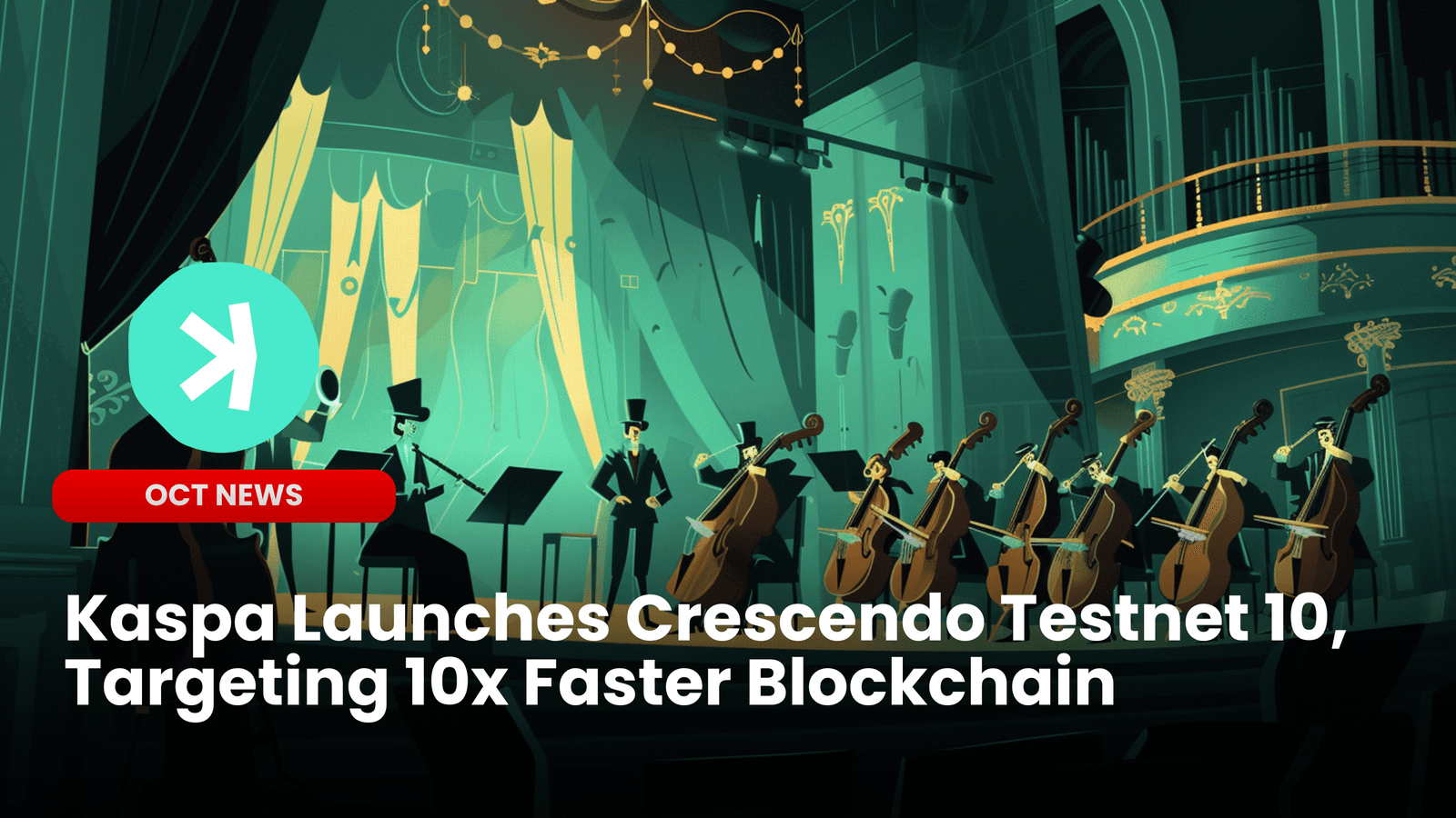 Kaspa Launches Crescendo Testnet 10, Targeting 10x Faster Blockchain