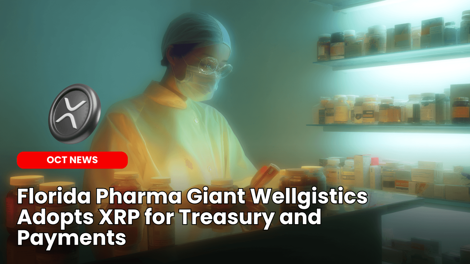 Florida Pharma Giant Wellgistics Adopts XRP for Treasury and Payments