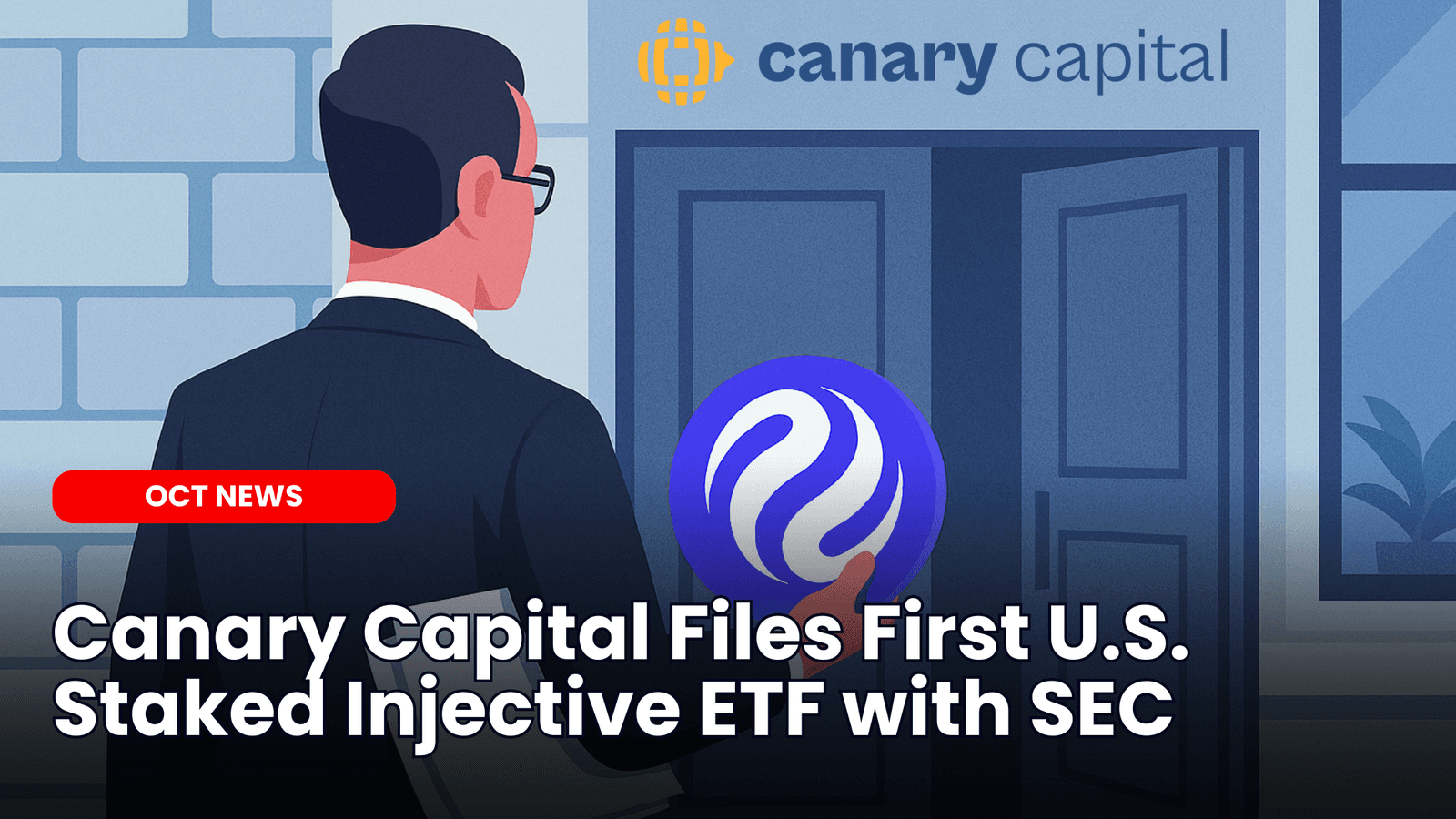 Canary Capital Files First U.S. Staked Injective ETF with SEC