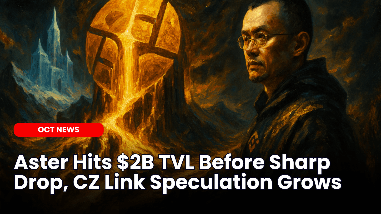 Aster Hits $2B TVL Before Sharp Drop, CZ Link Speculation Grows