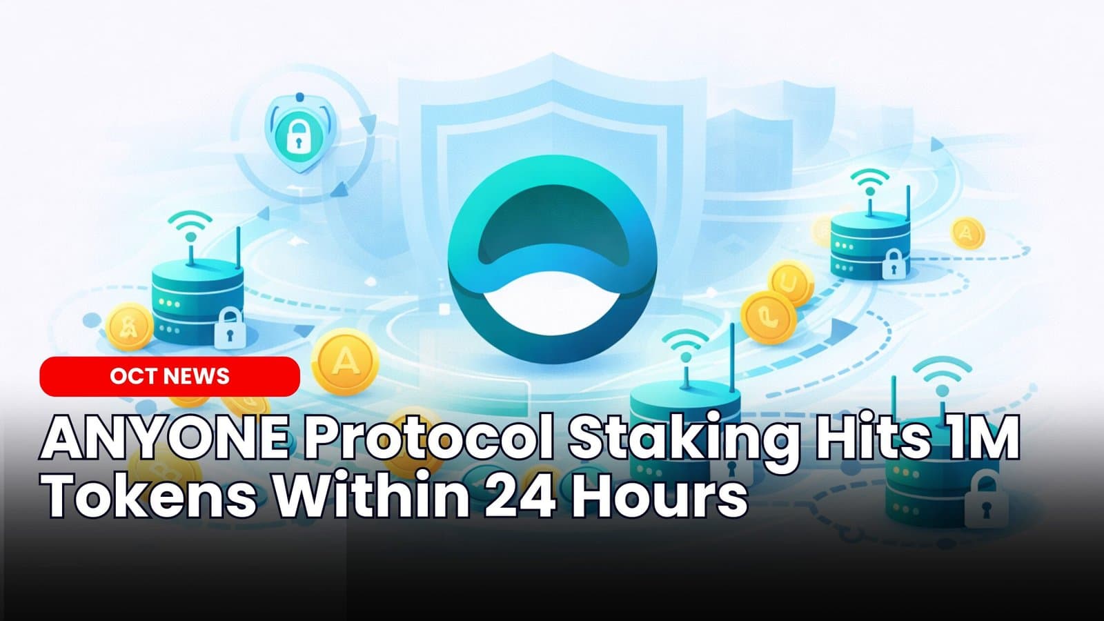 ANYONE Protocol Staking Hits 1M Tokens Within 24 Hours