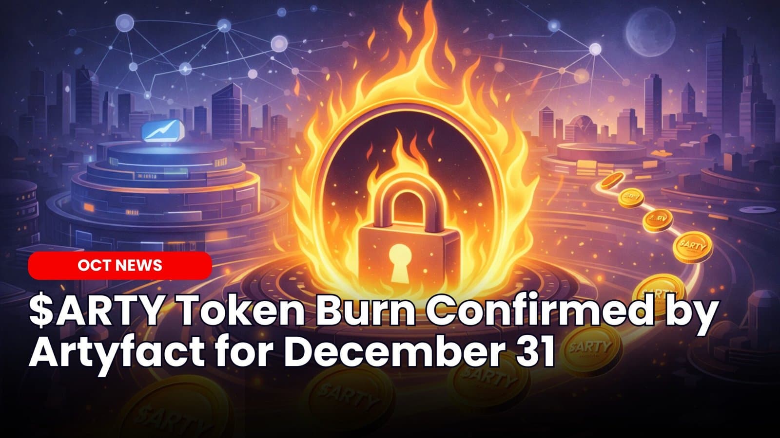 $ARTY Token Burn Confirmed by Artyfact for December 31