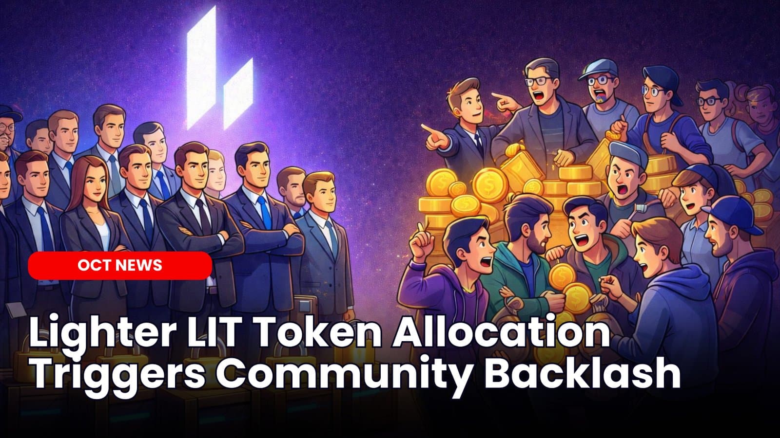 Lighter LIT Token Allocation Triggers Community Backlash