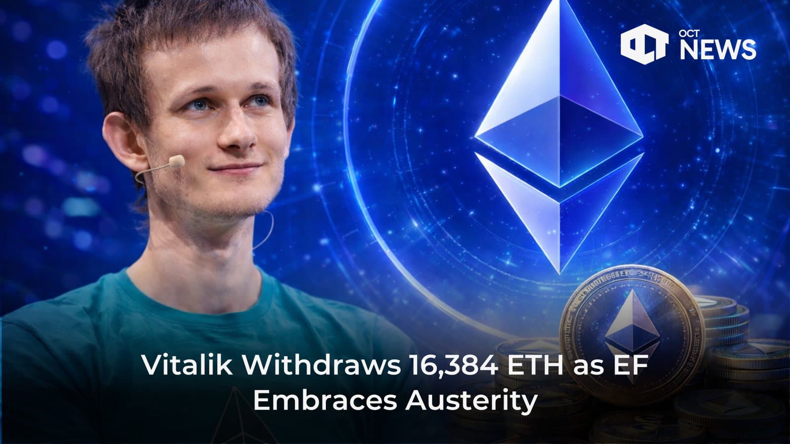Vitalik Withdraws 16,384 ETH as EF Embraces Austerity image