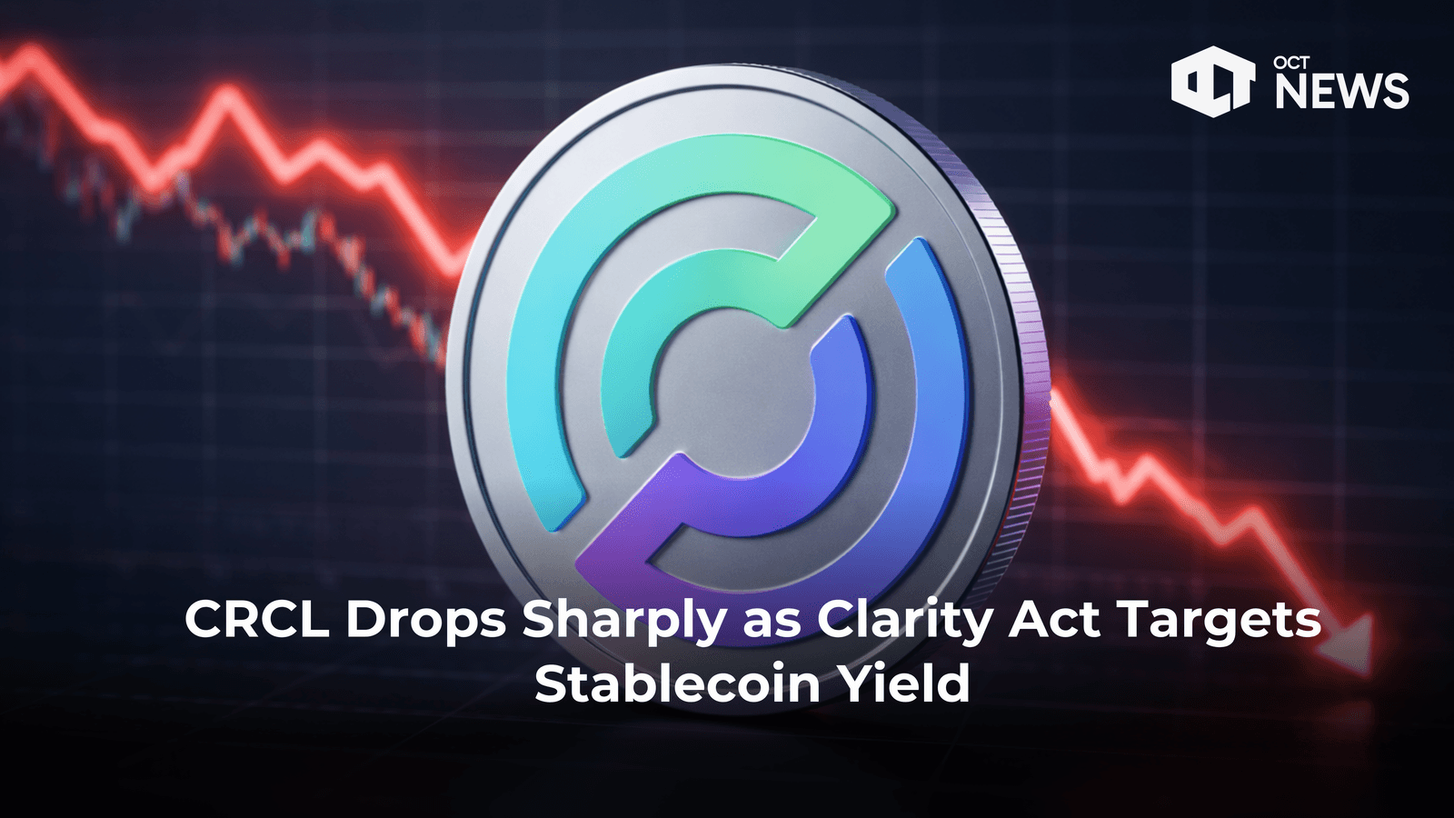 CRCL Drops Sharply as Clarity Act Targets Stablecoin Yield