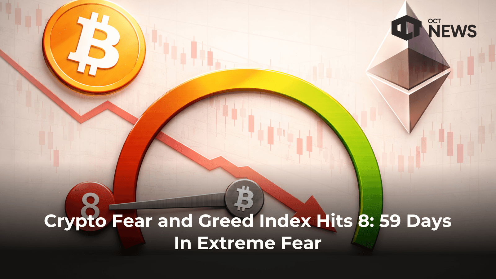 Crypto Fear and Greed Index Hits 8: 59 Days In Extreme Fear