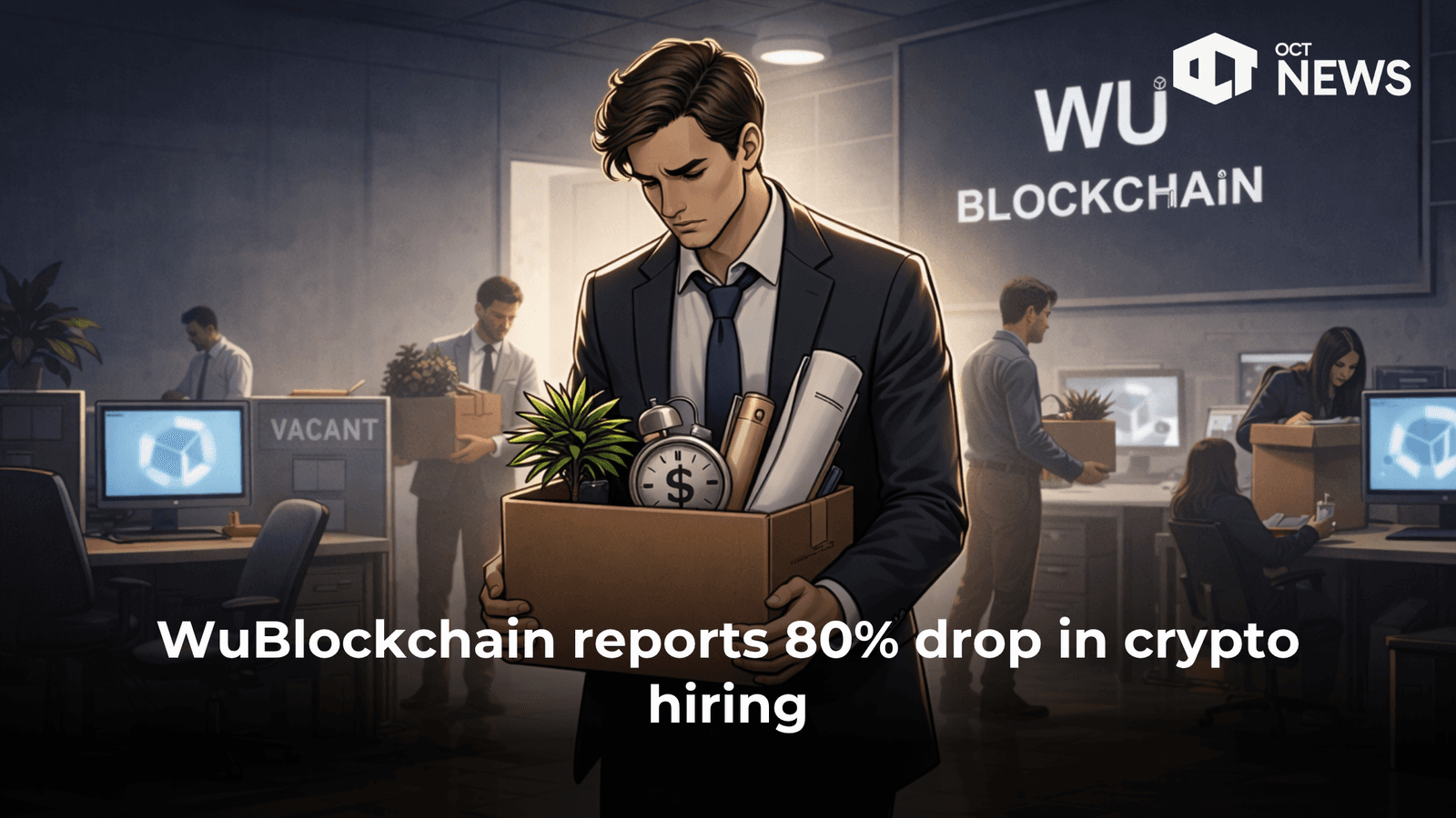 WuBlockchain reports 80% drop in crypto hiring