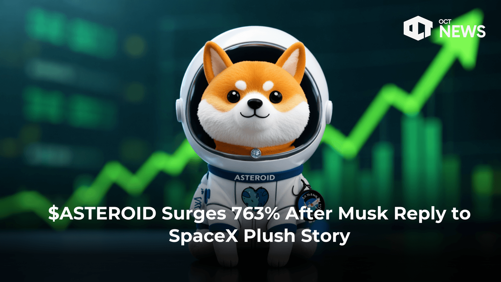 $ASTEROID Surges 763% After Musk Reply to SpaceX Plush Story