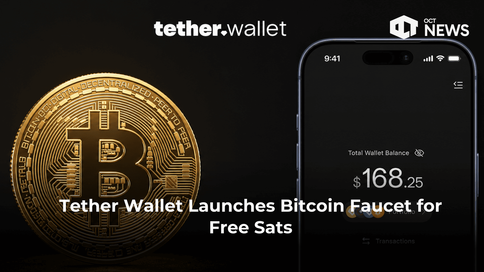 Tether Wallet Launches Bitcoin Faucet for Free Sats