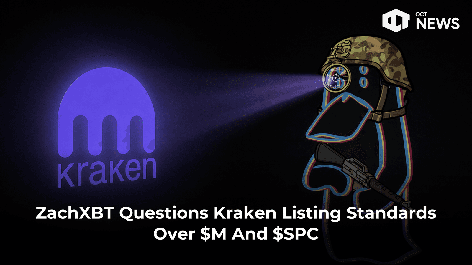 ZachXBT Questions Kraken Listing Standards Over $M And $SPC