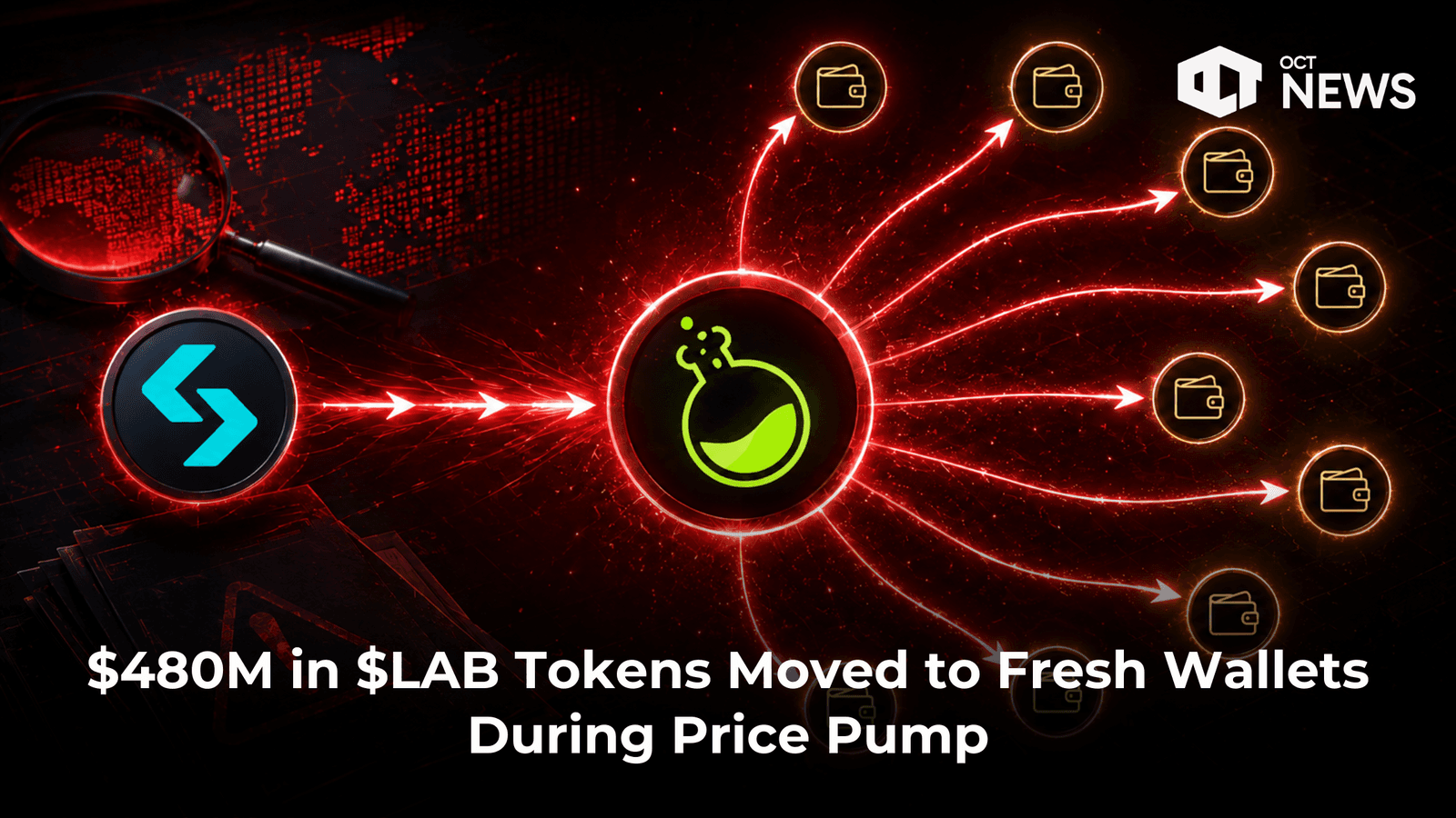 $480M in $LAB Tokens Moved to Fresh Wallets During Price Pump