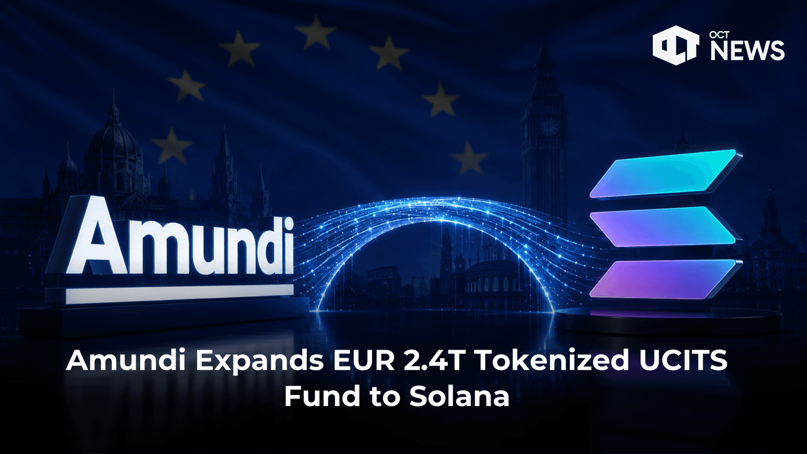 Amundi Expands EUR 2.4T Tokenized UCITS Fund to Solana