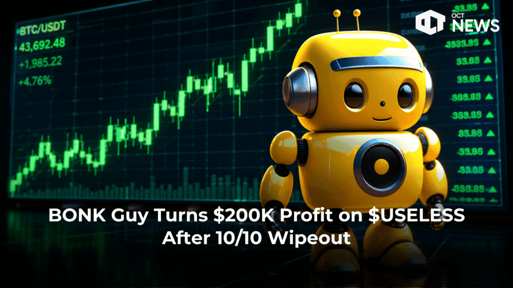 BONK Guy Turns $200K Profit on $USELESS After 10/10 Wipeout image