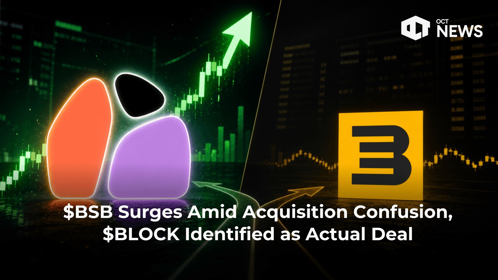 $BSB Surges Amid Acquisition Confusion, $BLOCK Identified as Actual Deal