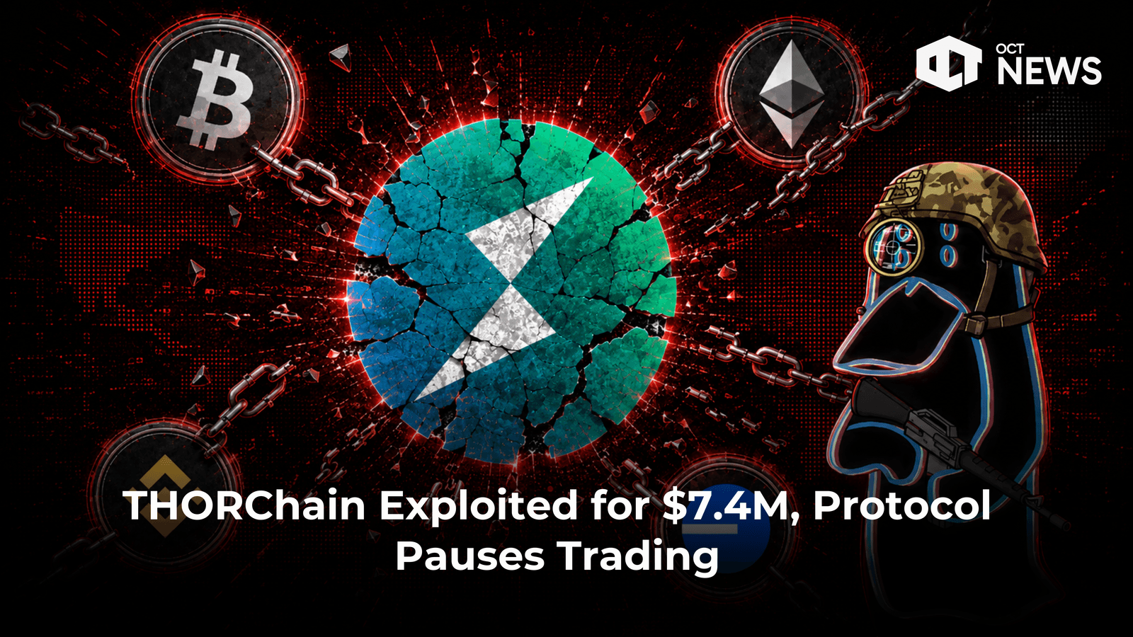 THORChain Exploited for $7.4M, Protocol Pauses Trading image
