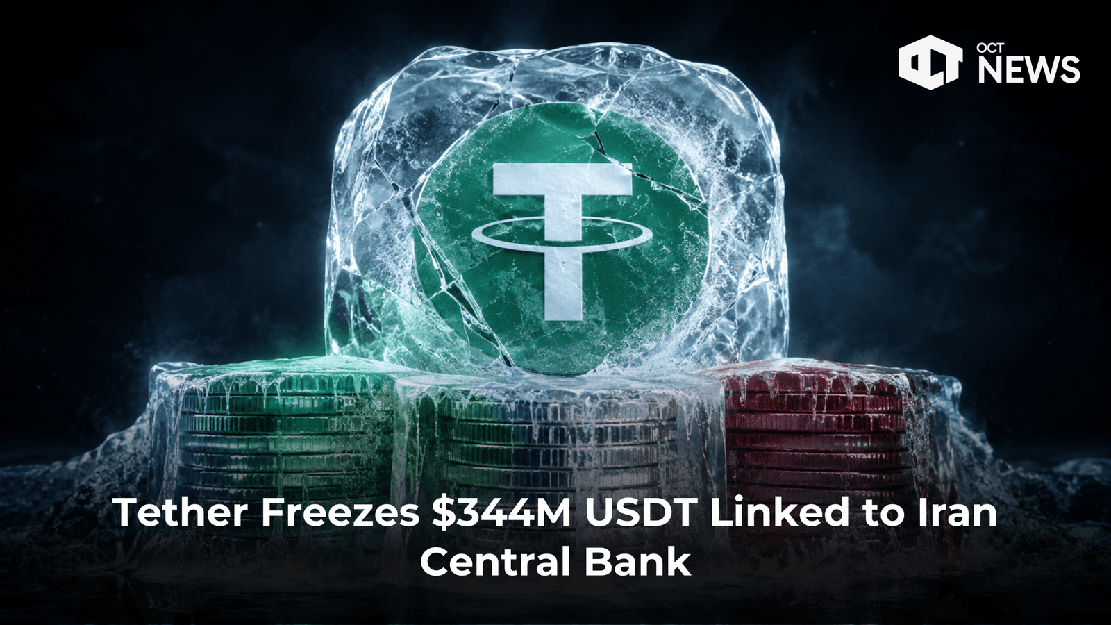 Tether Freezes $344M USDT Linked to Iran Central Bank