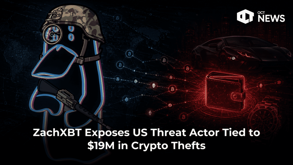 ZachXBT Exposes US Threat Actor Tied to $19M in Crypto Thefts image