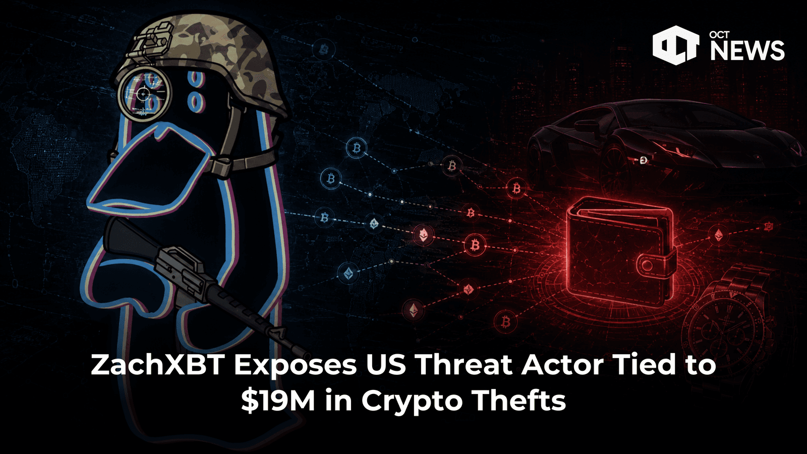 ZachXBT Exposes US Threat Actor Tied to $19M in Crypto Thefts