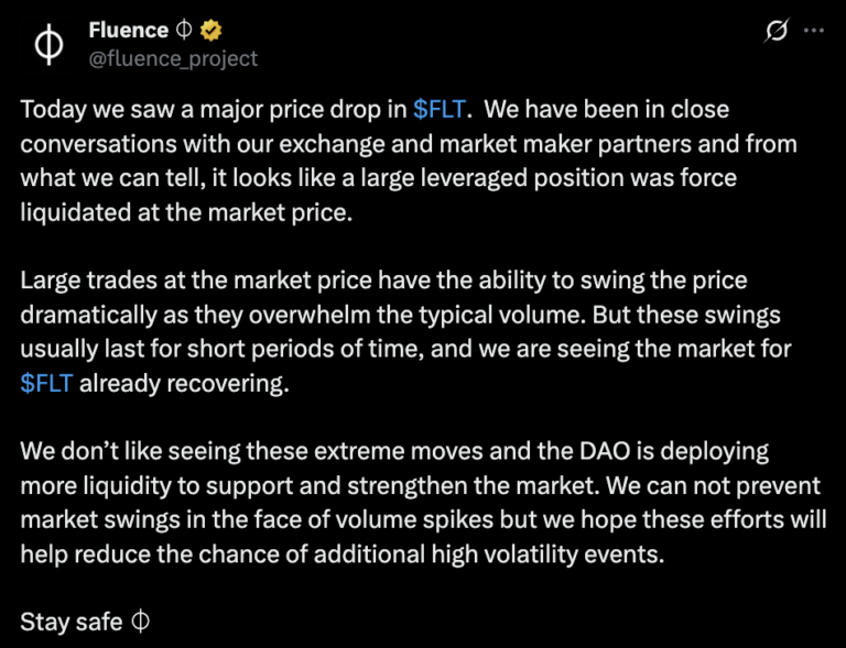 Fluence Official Update