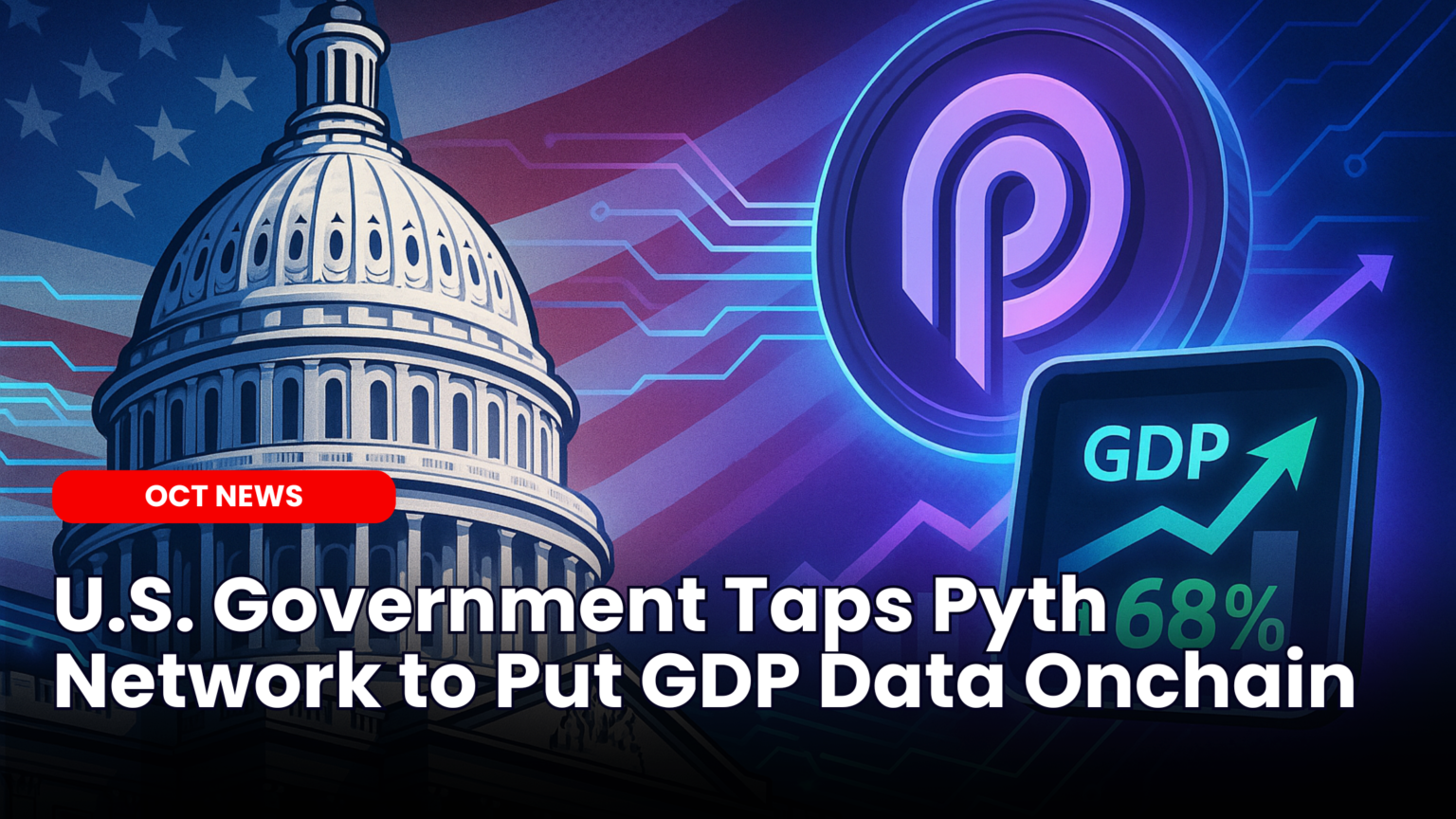 Pyth Jumps 68% After U.S. Puts GDP Data Onchain