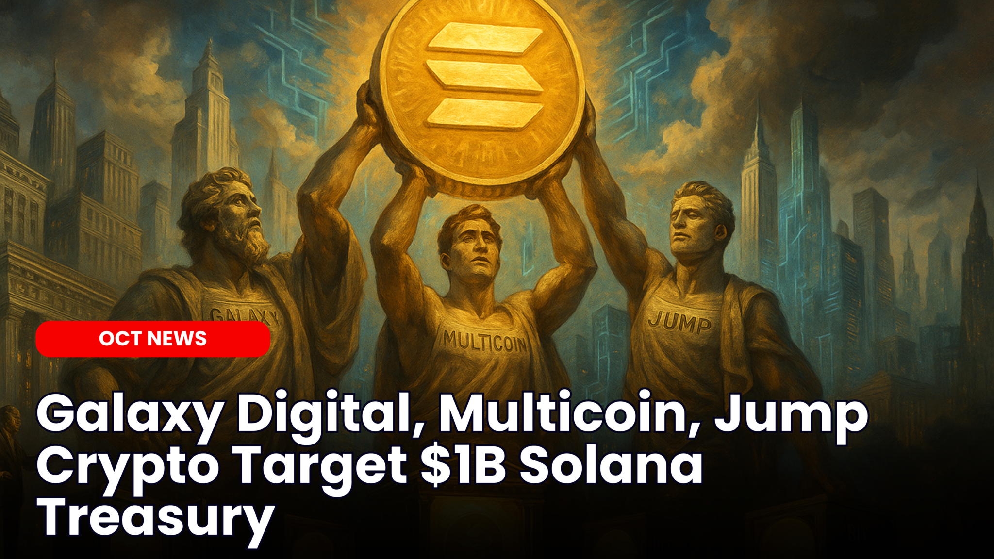 Our Crypto Talk | Galaxy Digital, Multicoin, Jump Crypto Target $1B Solana  Treasury
