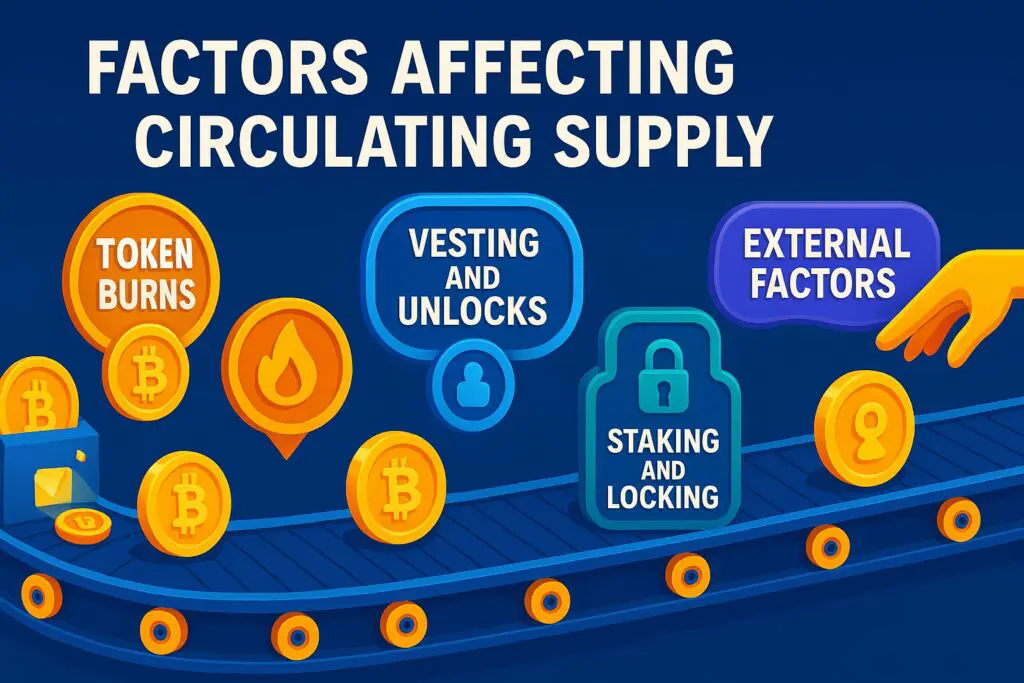Factors Affecting Circulating Supply