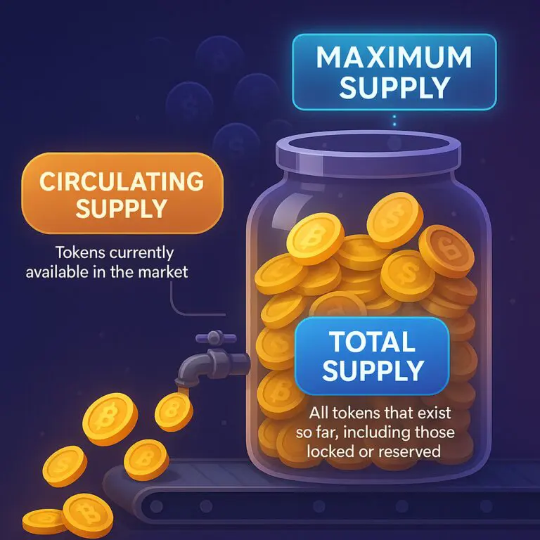 Circulating Supply vs Max Supply vs Total Supply