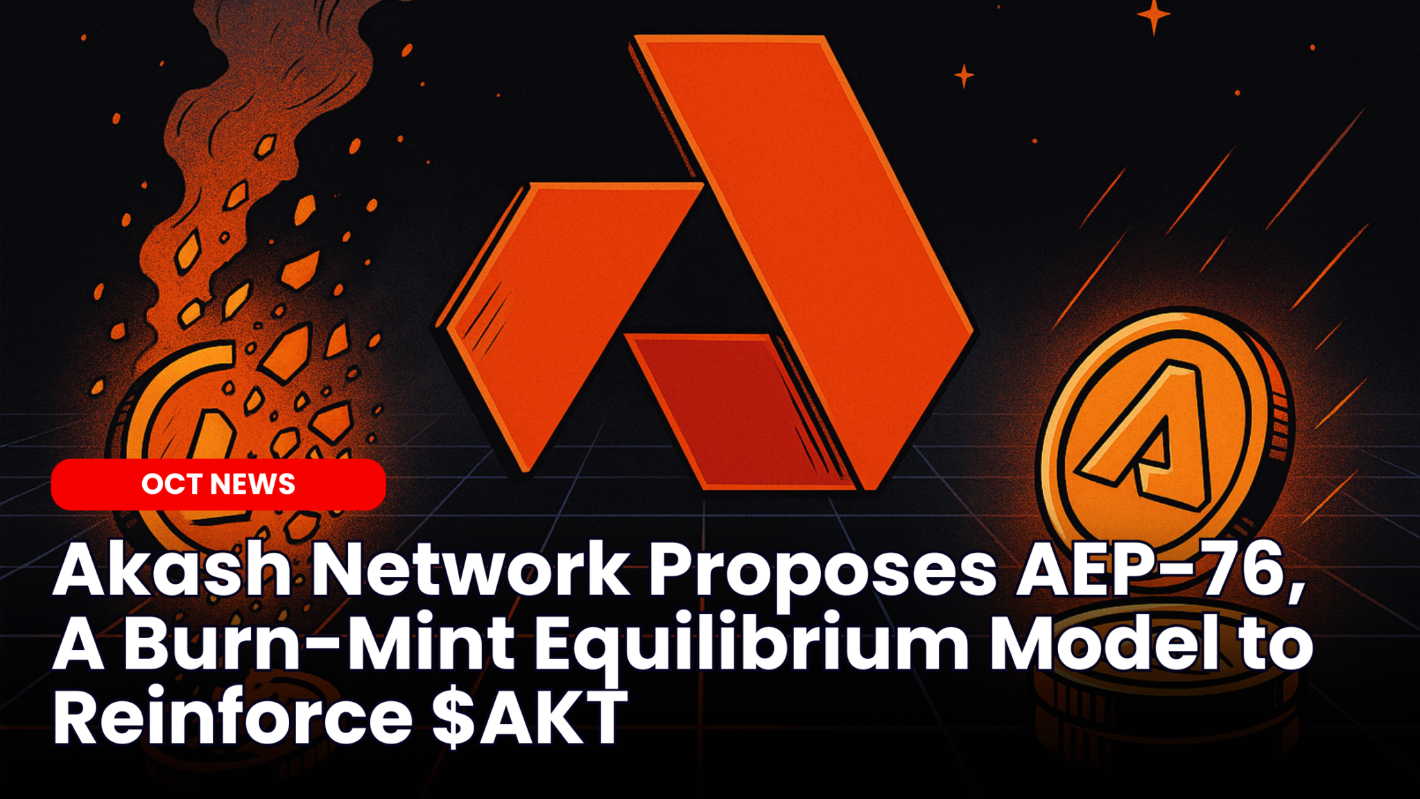 Our Crypto Talk | Akash Network Proposes AEP-76, A Burn-Mint Equilibrium  Model to Reinforce $AKT