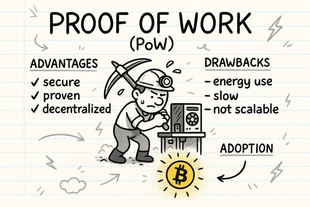 Proof Of Work consensus mechanisms
