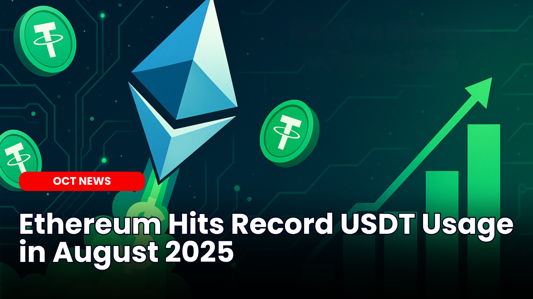 Our Crypto Talk | Ethereum Hits Record USDT Usage in August 2025