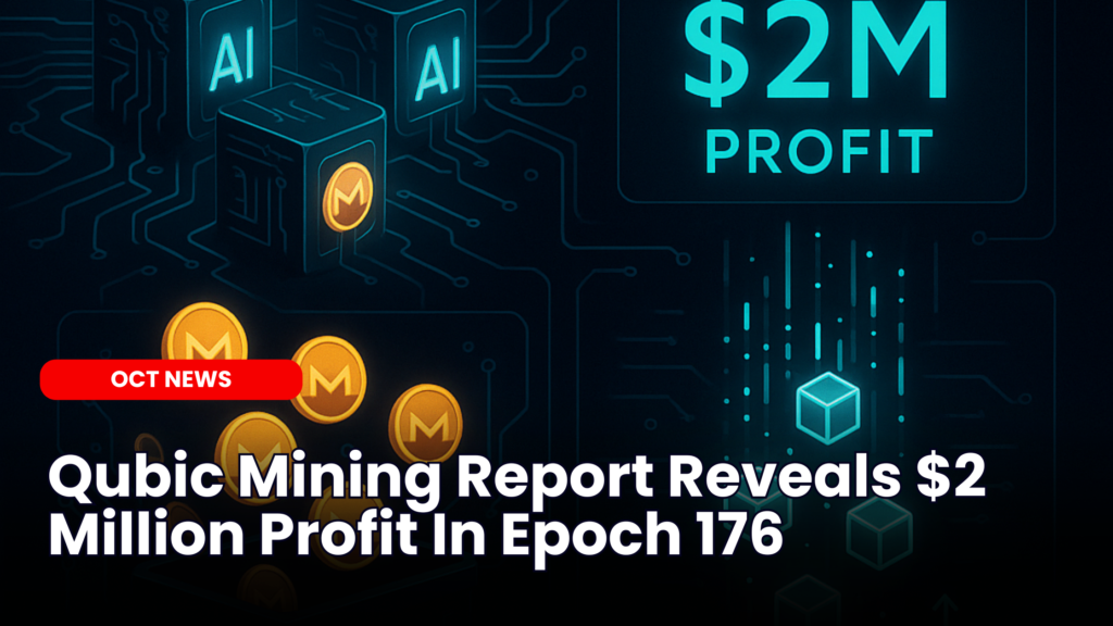 Qubic mining report