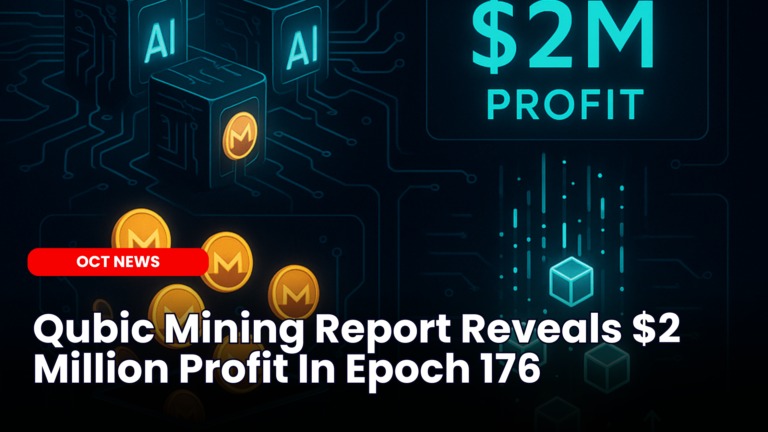 Qubic mining report