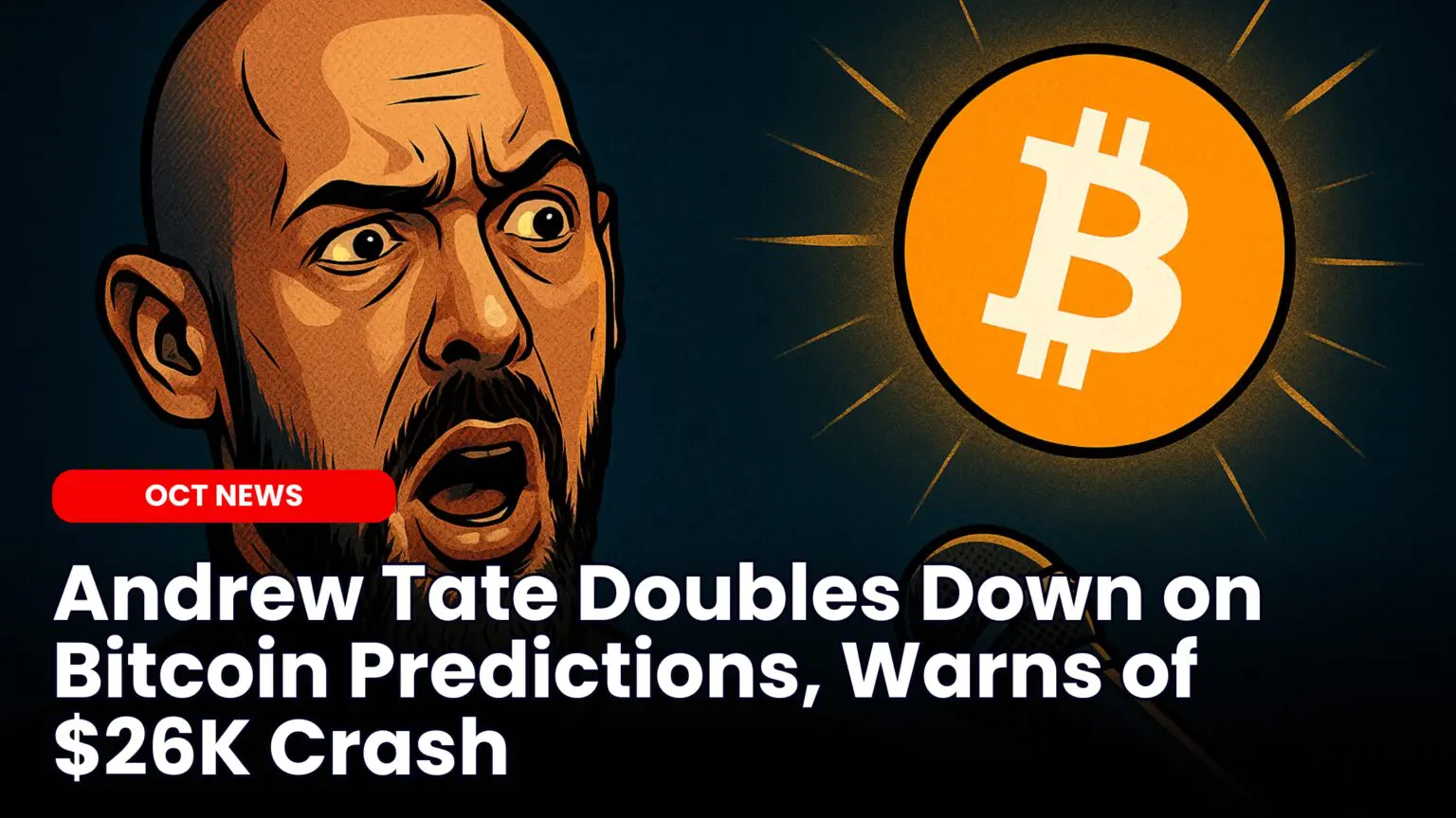 Andrew Tate Predicts $26K Bitcoin Collapse in Latest X Post