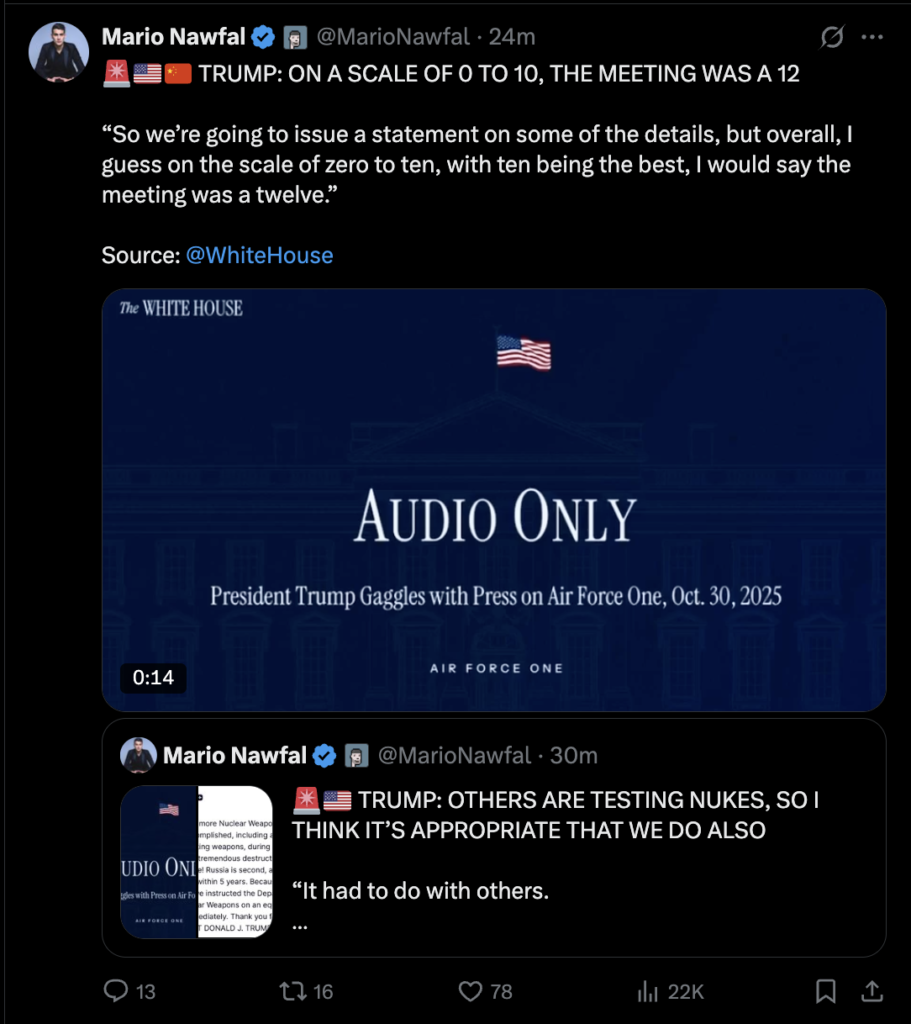 Our Crypto Talk | Positive Trump-Xi Meeting Could Trigger Crypto Markets