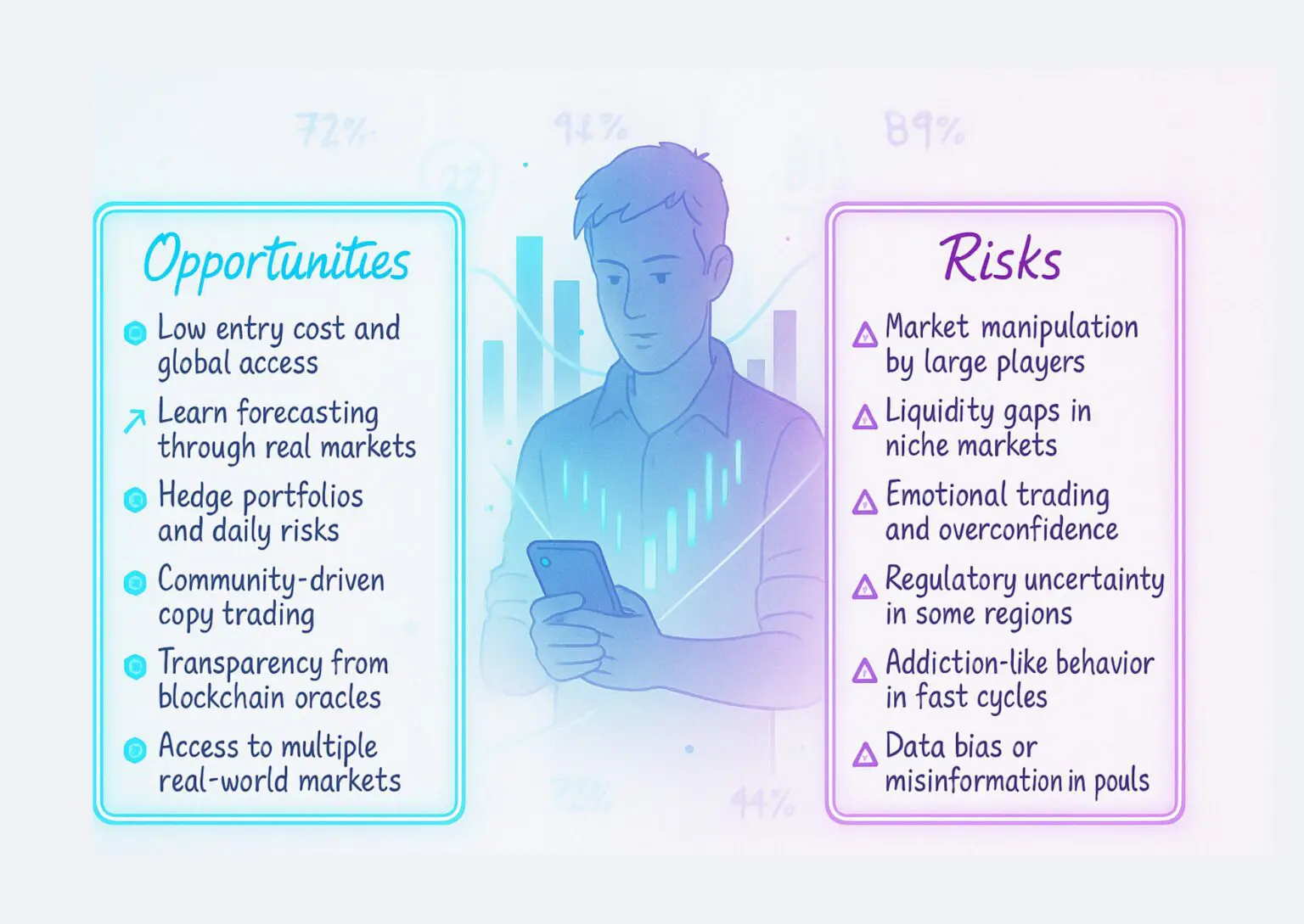 Prediction markets risks and challenges