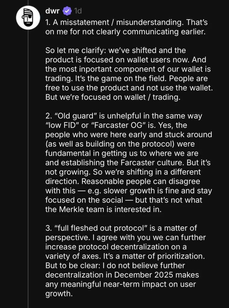 Dan Romero push back