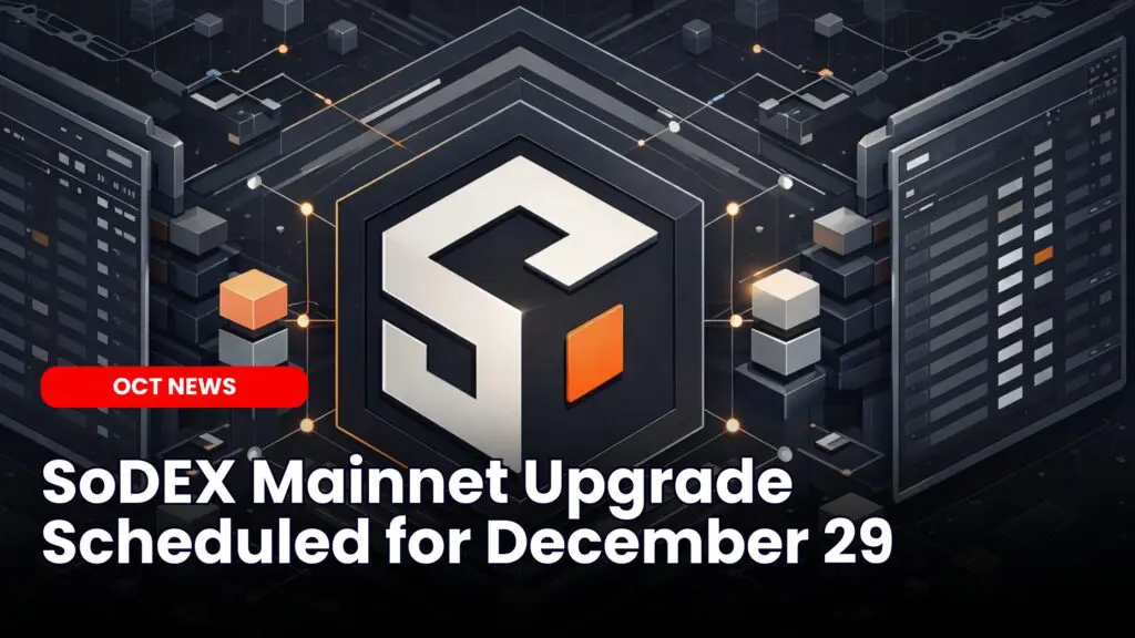 SoDEX Mainnet Upgrade