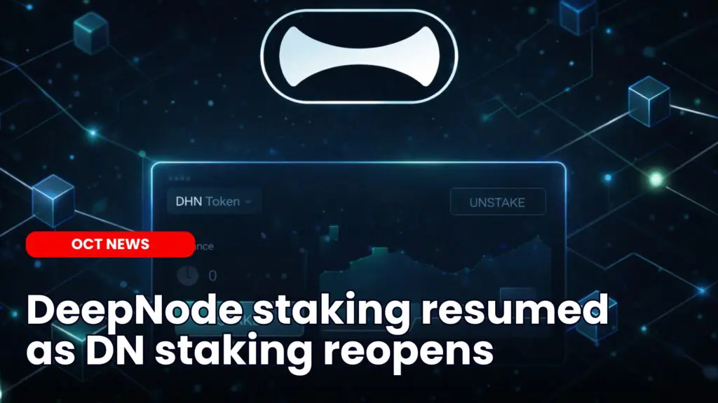 DeepNode staking resumed