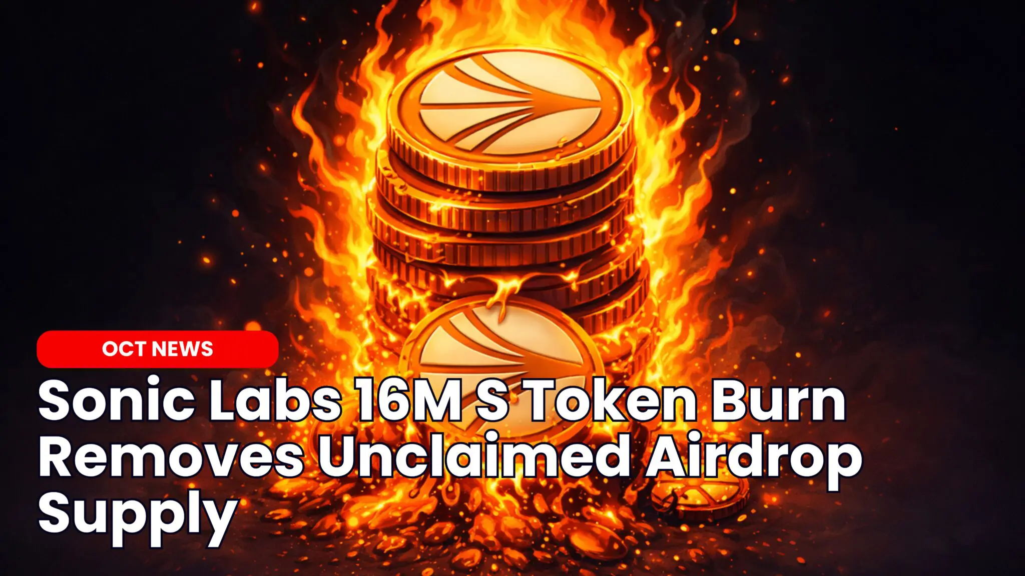 Our Crypto Talk | Sonic Labs 16M S Token Burn Removes Unclaimed Airdrop  Supply