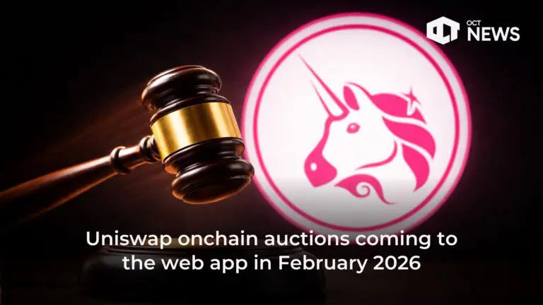 Uniswap onchain auctions